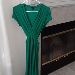 Iman green dress